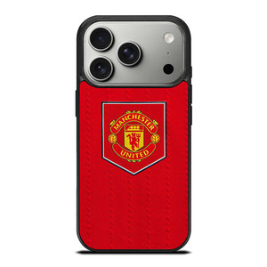MANCHESTER UNITED RETRO EMBLEM iPhone 17 Pro Case Cover