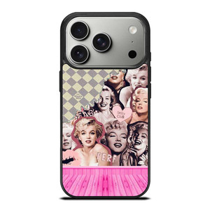 MARILYN MONROE PINK COLLAGE iPhone 17 Pro Case Cover
