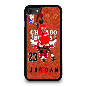 MICHAEL JORDAN BULLS SPALDING iPhone SE 2020 Case Cover MICHAEL JORDAN BULLS SPALDING iPhone SE 2020 Case Cover