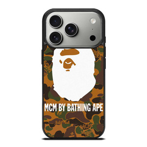 MCM BAPE BATHING APE CAMO iPhone 17 Pro Case Cover