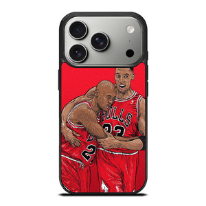 MICHAEL JORDAN X SCOTTIE PIPPEN CHICAGO BULLS 2 iPhone 17 Pro Case Cover