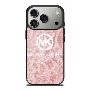 MICHAEL KORS PINK FABRIC iPhone 17 Pro Case Cover