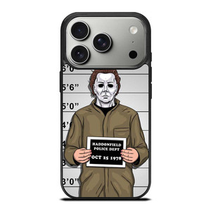 MICHAEL MYERS HALLOWEEN MUGSHOT iPhone 17 Pro Case Cover MICHAEL MYERS HALLOWEEN MUGSHOT iPhone 17 Pro Case Cover