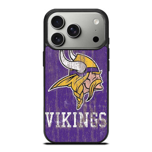 MINNESOTA VIKINGS WOODEN LOGO iPhone 17 Pro Case Cover MINNESOTA VIKINGS WOODEN LOGO iPhone 17 Pro Case Cover