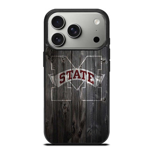 MISSISSIPPI STATE BASKETBALL WOOD LOGO iPhone 17 Pro Case Cover MISSISSIPPI STATE BASKETBALL WOOD LOGO iPhone 17 Pro Case Cover