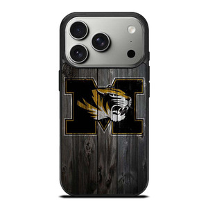 MISSOURI TIGERS FOOTBALL WOOD LOGO iPhone 17 Pro Case Cover MISSOURI TIGERS FOOTBALL WOOD LOGO iPhone 17 Pro Case Cover
