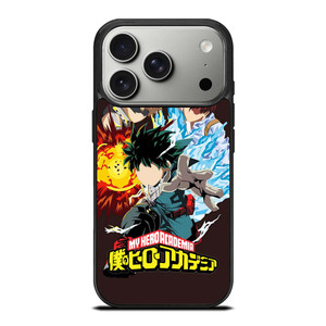 MY HERO ACADEMIA DEKU TODOROKI AND BAKUGOU iPhone 17 Pro Case Cover MY HERO ACADEMIA DEKU TODOROKI AND BAKUGOU iPhone 17 Pro Case Cover