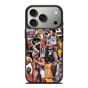 NBA BASKETBALL LEGENDS COLLAGE iPhone 17 Pro Case Cover NBA BASKETBALL LEGENDS COLLAGE iPhone 17 Pro Case Cover