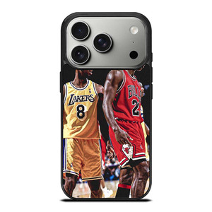 NBA LEGENDS KOBE BRYANT MICHAEL JORDAN iPhone 17 Pro Case Cover NBA LEGENDS KOBE BRYANT MICHAEL JORDAN iPhone 17 Pro Case Cover