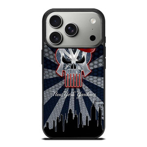 NEW YORK YANKEES BASEBALL SKULL SYMBOL iPhone 17 Pro Case Cover NEW YORK YANKEES BASEBALL SKULL SYMBOL iPhone 17 Pro Case Cover