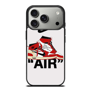 NIKE AIR JORDAN HIGH OFF WHITE iPhone 17 Pro Case Cover NIKE AIR JORDAN HIGH OFF WHITE iPhone 17 Pro Case Cover