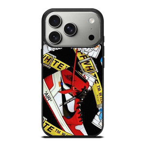 NIKE AIR JORDAN OFF WHITE COLLECTION iPhone 17 Pro Case Cover NIKE AIR JORDAN OFF WHITE COLLECTION iPhone 17 Pro Case Cover