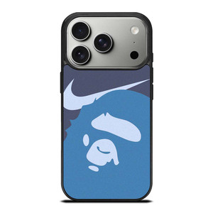 NIKE BAPE BLUE iPhone 17 Pro Case Cover NIKE BAPE BLUE iPhone 17 Pro Case Cover