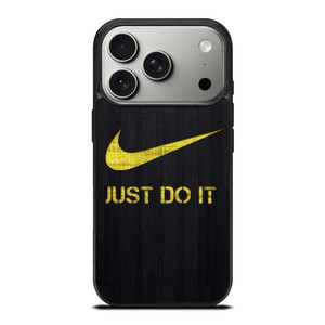 NIKE JUST DO IT WOOD LOGO YELLOW iPhone 17 Pro Case Cover NIKE JUST DO IT WOOD LOGO YELLOW iPhone 17 Pro Case Cover