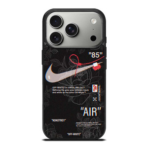 NIKE OFF WHITE FLORAL LOGO iPhone 17 Pro Case Cover NIKE OFF WHITE FLORAL LOGO iPhone 17 Pro Case Cover