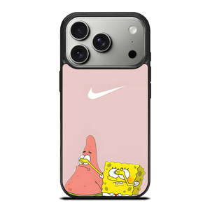 NIKE PATRICK AND SPONGEBOB PINK iPhone 17 Pro Case Cover NIKE PATRICK AND SPONGEBOB PINK iPhone 17 Pro Case Cover