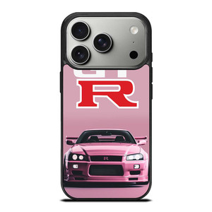 NISSAN GTR R34 PINK iPhone 17 Pro Case Cover NISSAN GTR R34 PINK iPhone 17 Pro Case Cover
