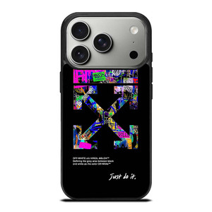 OFF WHITE LOGO JUST DO IT NIKE iPhone 17 Pro Case Cover OFF WHITE LOGO JUST DO IT NIKE iPhone 17 Pro Case Cover