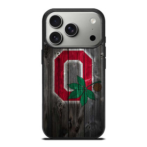 OHIO STATE BUCKEYES LOGO WOOD iPhone 17 Pro Case Cover OHIO STATE BUCKEYES LOGO WOOD iPhone 17 Pro Case Cover