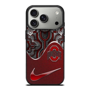 OHIO STATE BUCKEYES METAL EMBLEM iPhone 17 Pro Case Cover OHIO STATE BUCKEYES METAL EMBLEM iPhone 17 Pro Case Cover