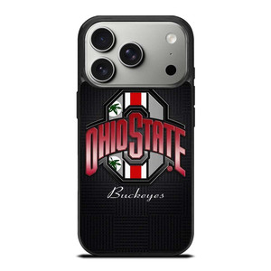 OHIO STATE BUCKEYES WEED METAL SYMBOL iPhone 17 Pro Case Cover OHIO STATE BUCKEYES WEED METAL SYMBOL iPhone 17 Pro Case Cover
