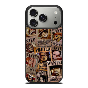ONE PIECE WANTED POSTER COLLECTION iPhone 17 Pro Case Cover ONE PIECE WANTED POSTER COLLECTION iPhone 17 Pro Case Cover
