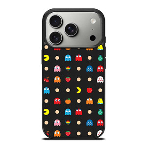 PAC MAN DOODLE PATTERN iPhone 17 Pro Case Cover PAC MAN DOODLE PATTERN iPhone 17 Pro Case Cover