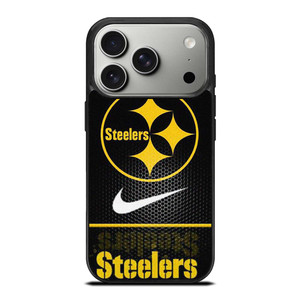PITTSBURGH STEELERS CARBON NIKE iPhone 17 Pro Case Cover PITTSBURGH STEELERS CARBON NIKE iPhone 17 Pro Case Cover