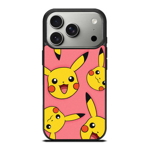 POKEMON SMILING PIKACHU PINK iPhone 17 Pro Case Cover POKEMON SMILING PIKACHU PINK iPhone 17 Pro Case Cover