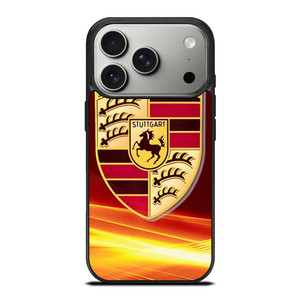 PORSCHE STUTTGART RED EMBLEM iPhone 17 Pro Case Cover PORSCHE STUTTGART RED EMBLEM iPhone 17 Pro Case Cover