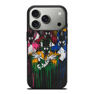 POWER RANGERS BRUSHED ART iPhone 17 Pro Case Cover POWER RANGERS BRUSHED ART iPhone 17 Pro Case Cover
