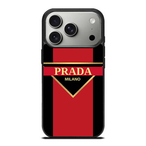 PRADA MILANO FASHION LOGO iPhone 17 Pro Case Cover PRADA MILANO FASHION LOGO iPhone 17 Pro Case Cover