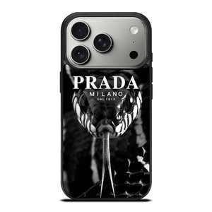 PRADA MILANO SNAKE iPhone 17 Pro Case Cover PRADA MILANO SNAKE iPhone 17 Pro Case Cover