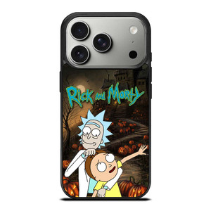RICK AND MORTY HAPPY HALLOWEEN iPhone 17 Pro Case Cover RICK AND MORTY HAPPY HALLOWEEN iPhone 17 Pro Case Cover