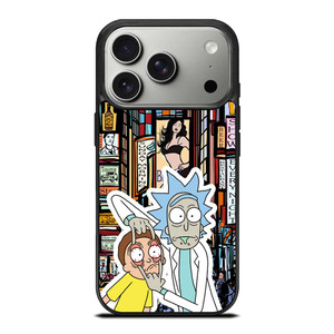 RICK AND MORTY TIMES SQUARE ART iPhone 17 Pro Case Cover RICK AND MORTY TIMES SQUARE ART iPhone 17 Pro Case Cover