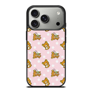 RILAKKUMA BEAR PATTERN iPhone 17 Pro Case Cover RILAKKUMA BEAR PATTERN iPhone 17 Pro Case Cover