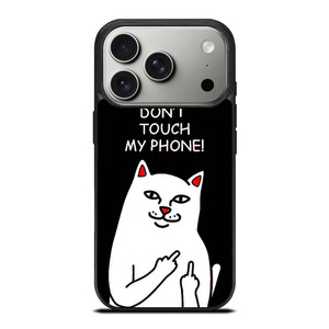 RIPNDIP CAT DONT TOUCH MY PHONE iPhone 17 Pro Case Cover RIPNDIP CAT DONT TOUCH MY PHONE iPhone 17 Pro Case Cover