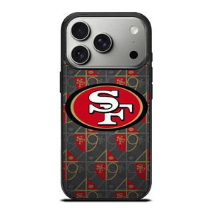 SAN FRANCISCO 49ERS LOGO PATTERN iPhone 17 Pro Case Cover SAN FRANCISCO 49ERS LOGO PATTERN iPhone 17 Pro Case Cover