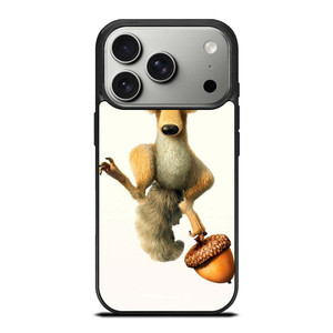 SCRAT ICE AGE CARTOON HANGING iPhone 17 Pro Case Cover