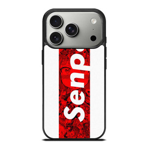SENPAI ANIME STRIPE LOGO iPhone 17 Pro Case Cover SENPAI ANIME STRIPE LOGO iPhone 17 Pro Case Cover