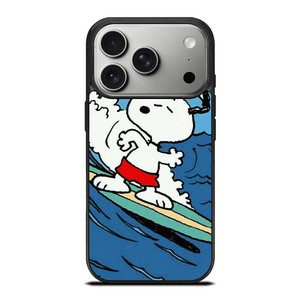 SNOOPY THE PEANUTS SURFING CARTOON iPhone 17 Pro Case Cover