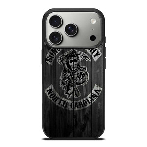 SONS OF ANARCHY NORTH CAROLINA WOOD LOGO iPhone 17 Pro Case Cover SONS OF ANARCHY NORTH CAROLINA WOOD LOGO iPhone 17 Pro Case Cover