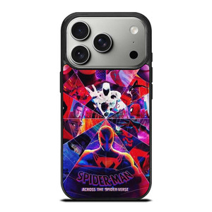 SPIDERMAN ACROSS THE SPIDER VERSE MOVIE POSTER iPhone 17 Pro Case Cover SPIDERMAN ACROSS THE SPIDER VERSE MOVIE POSTER iPhone 17 Pro Case Cover