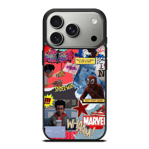 SPIDERMAN MILES MORALES COLLAGE 2 iPhone 17 Pro Case Cover SPIDERMAN MILES MORALES COLLAGE 2 iPhone 17 Pro Case Cover