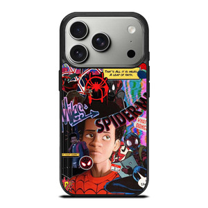 SPIDERMAN MILES MORALES COLLAGE iPhone 17 Pro Case Cover SPIDERMAN MILES MORALES COLLAGE iPhone 17 Pro Case Cover