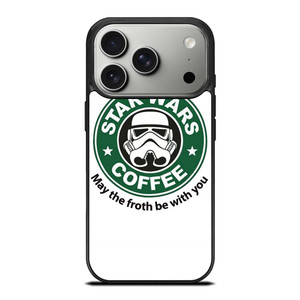 STARBUCKS COFFEE STAR WARS MAY THE FROTH BE WITH YOU iPhone 17 Pro Case Cover