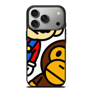 SUPER MARIO BROS BABY MILO BAPE iPhone 17 Pro Case Cover SUPER MARIO BROS BABY MILO BAPE iPhone 17 Pro Case Cover