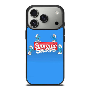SUPREME AND THE SMURFS iPhone 17 Pro Case Cover