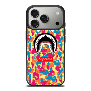 SUPREME BAPE CAMO COLOR FULL iPhone 17 Pro Case Cover SUPREME BAPE CAMO COLOR FULL iPhone 17 Pro Case Cover
