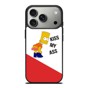 SUPREME BART SIMPSON KISS MY ASS iPhone 17 Pro Case Cover SUPREME BART SIMPSON KISS MY ASS iPhone 17 Pro Case Cover